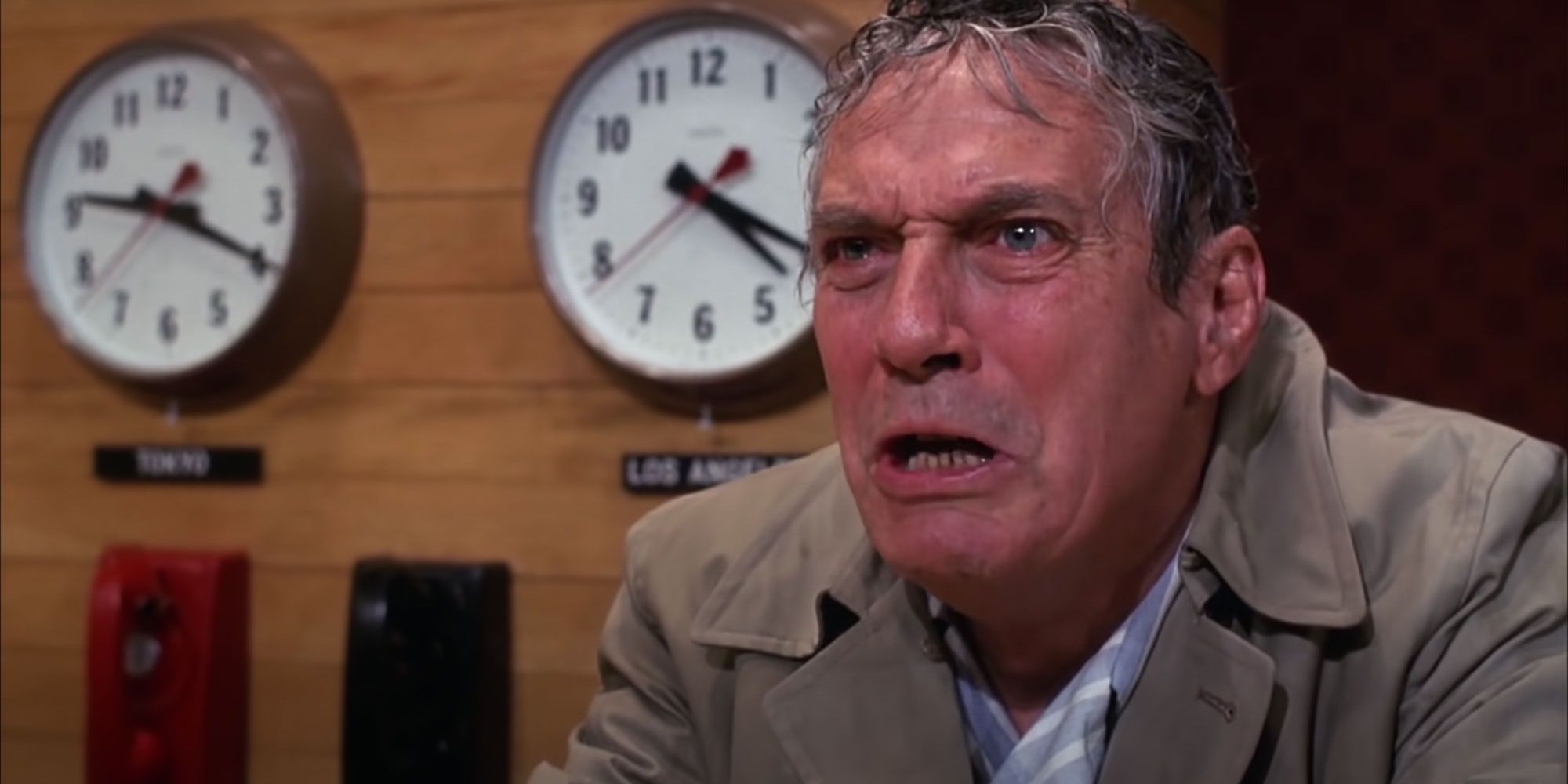 Howard looks stressed in Network
