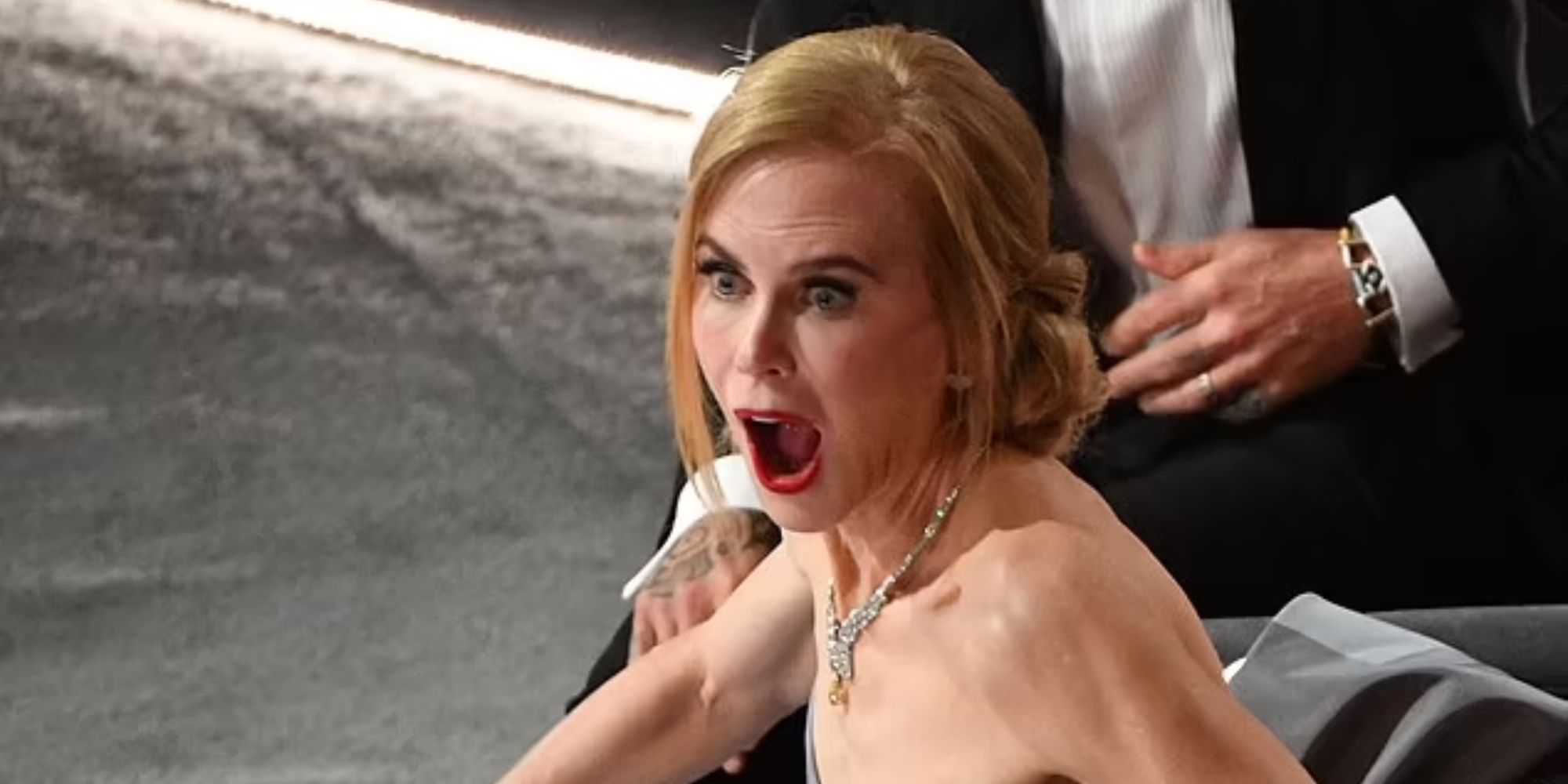 Nicole Kidman Oscars 2022 Reaction