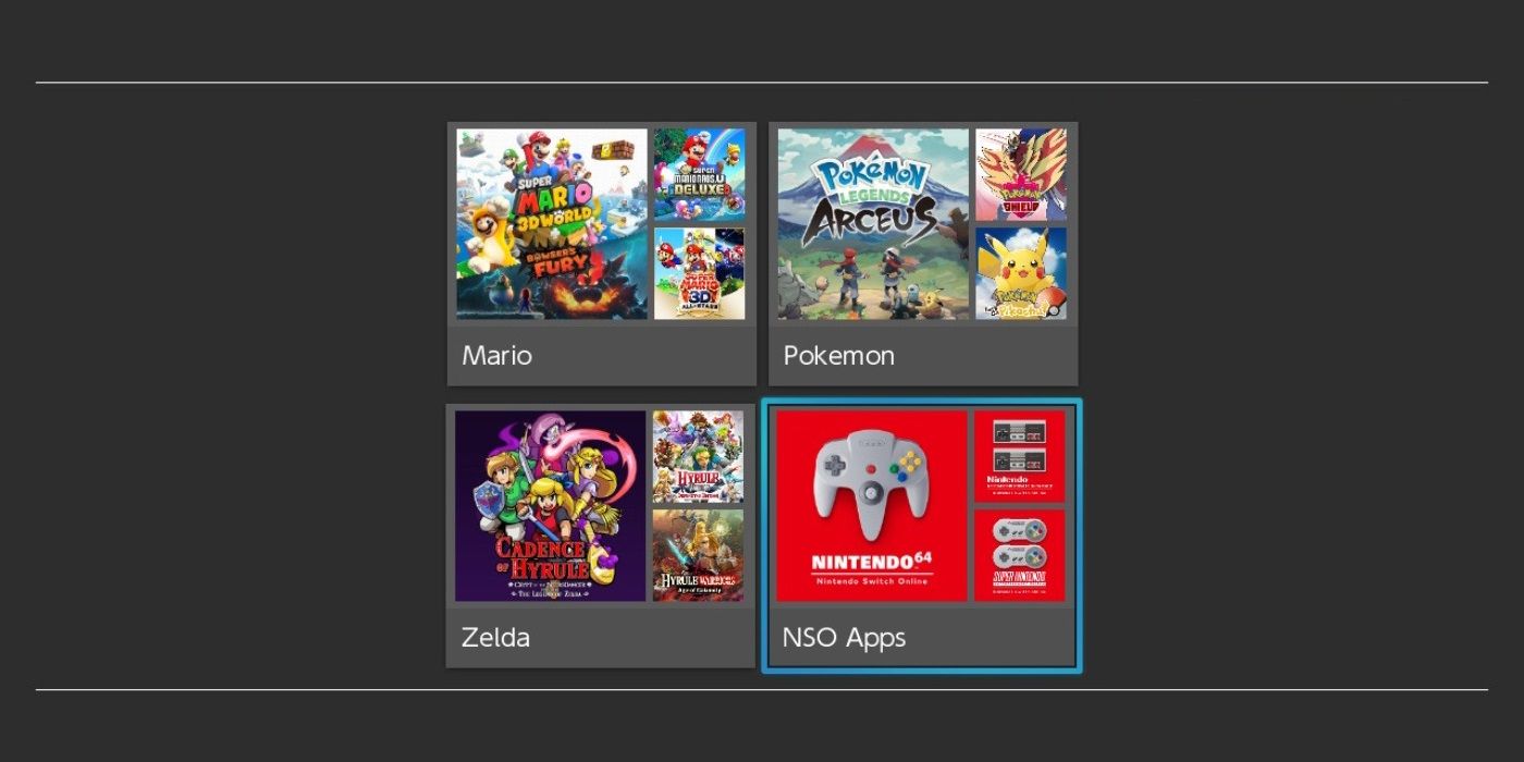 Nintendo Switch Folders