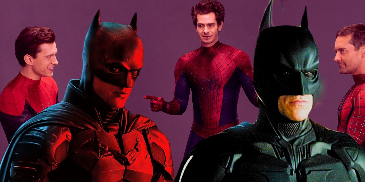 No Way Home three Spider-Man Multiverse Robert Pattinson's Batman Christian Bale's Batman