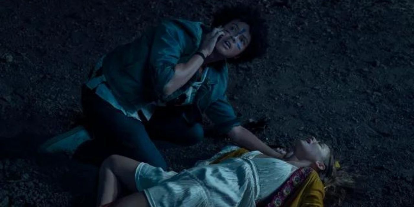 A boy next to an unconscious girl in Nocturne