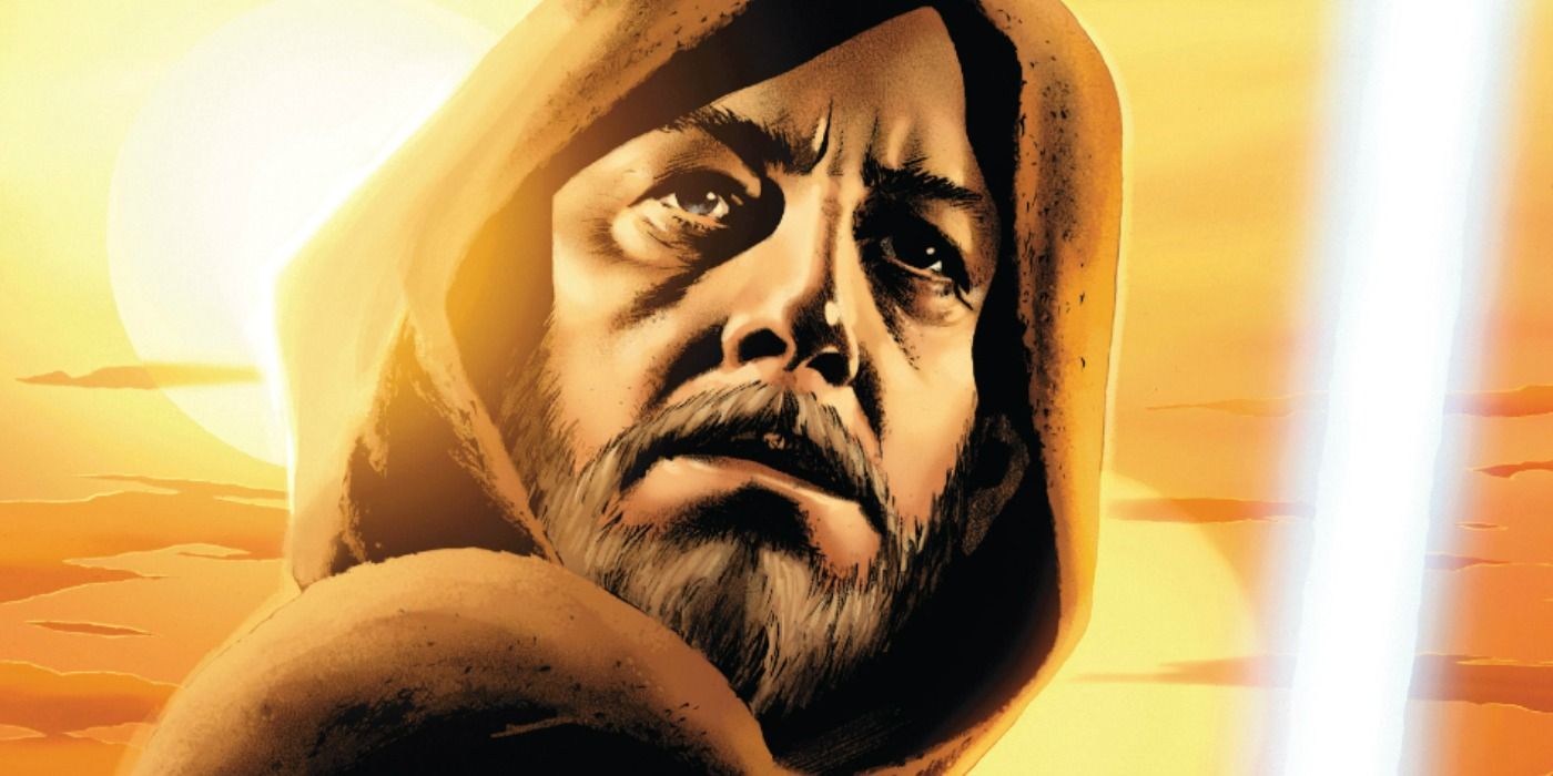Obi-Wan Kenobi holds his lightsaber in Marvel Comics From the Jounrals of Obi-Wan Kenobi