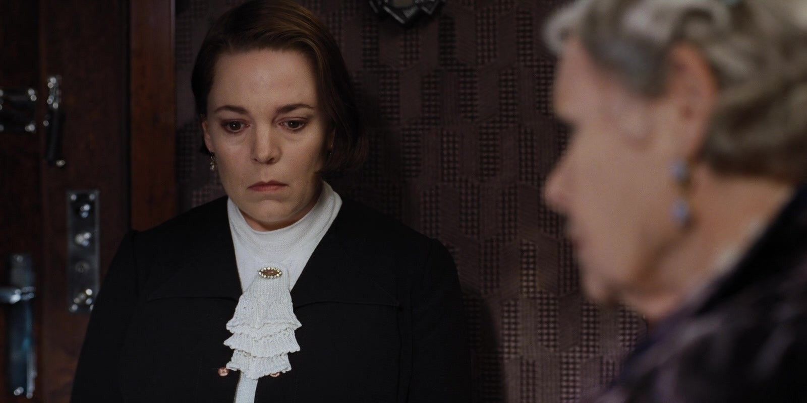 Olivia Colman as Fraulein Schmidt in Murder on the Orient Express