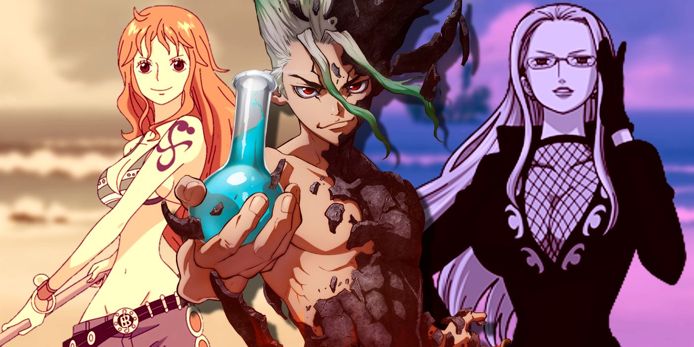 One Piece Nami Vs Kalifa One Piece's Nami Vs. Kalifa Fight Gets Epic Cover From Dr. Stone Artist