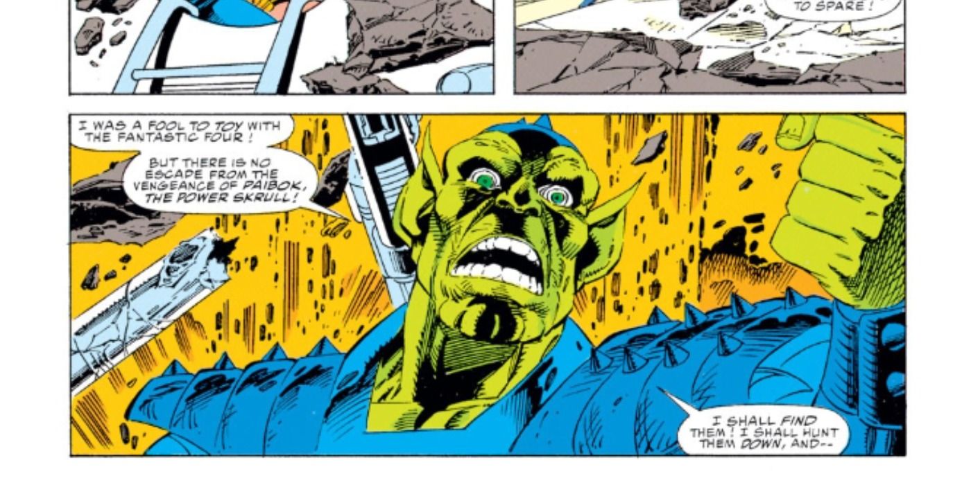 Paibok plots his revenge in Fantastic Four 358.