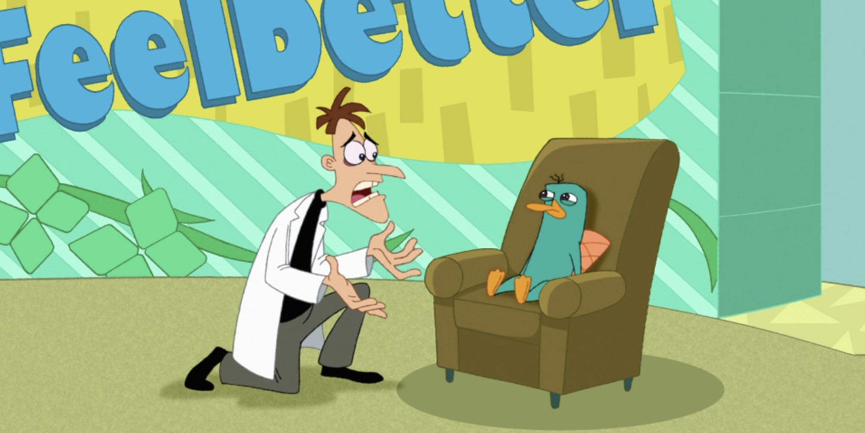 Perry and Doof Go On Dr. Feelbetter
