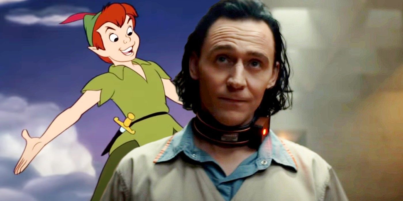 Peter Pan and Tom Hiddleston as Loki