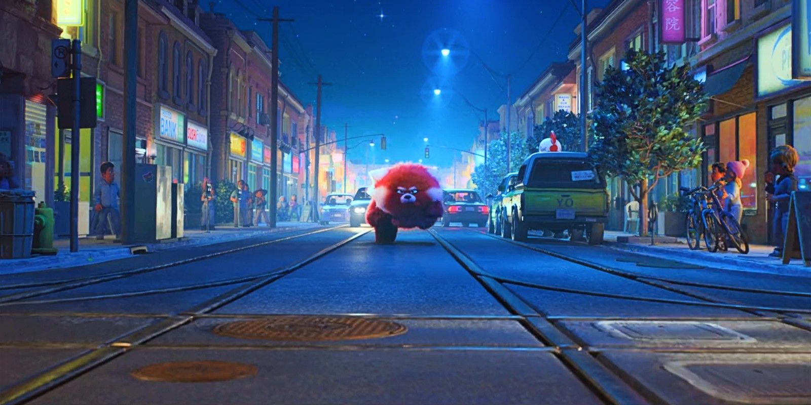 Pixar's Pizza Planet truck turns red