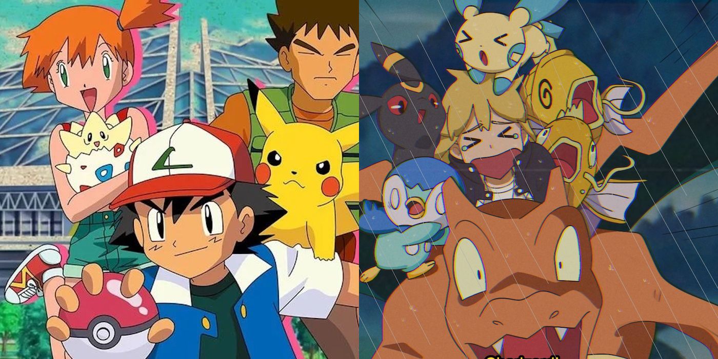 Pokémon BDSP Player's Journey Recreated In TV Show Art Style