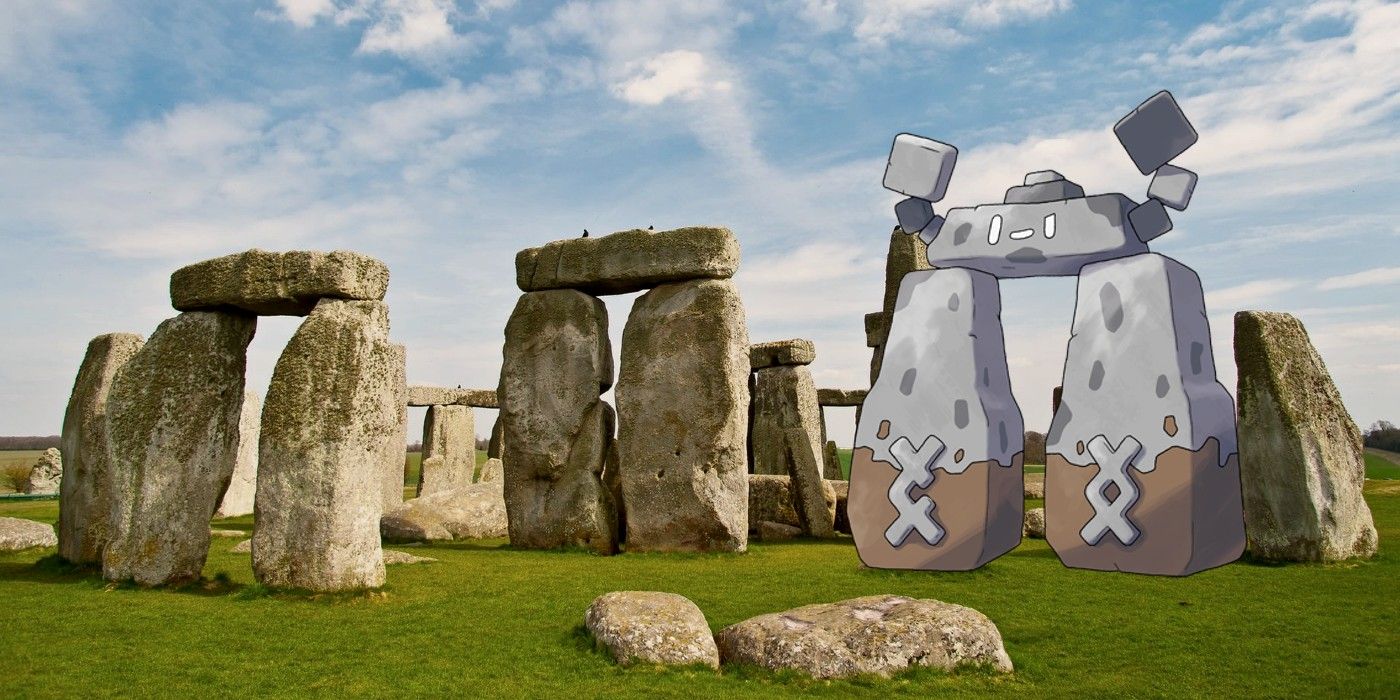 Pokémon Designs with real-world history include Stonjourner resembling Stonehenge.
