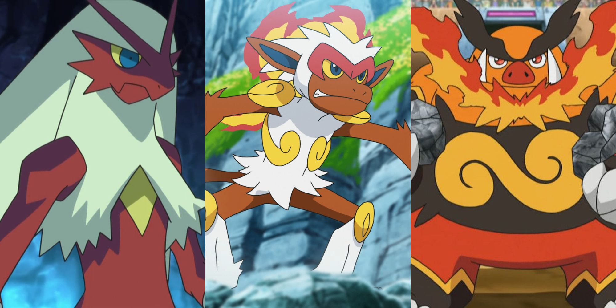 Pokemon Scarlet and Violet Fuecoco Shouldnt Become A Fire Fighting Type Emboar Infernape Blaziken