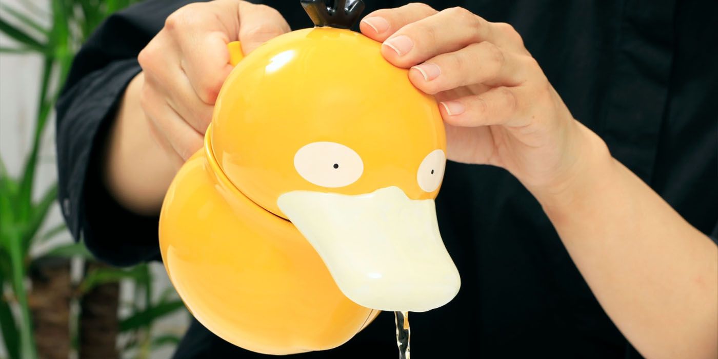Handmade Pokémon Teapot Will Let You Drink Out Of A Psyduck's Mouth