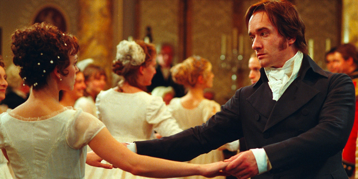 Elizabeth e Mr. Darcy dançam em Orgulho e Preconceito