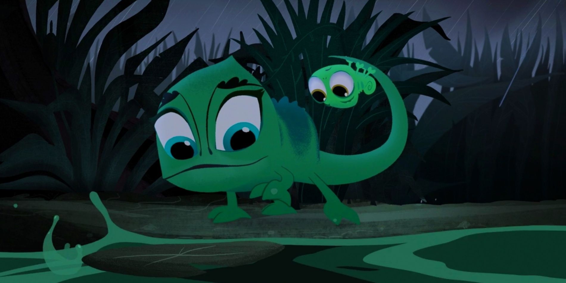 Rapunzels Tangled Adventure Pascal and His Mom Escape Snake