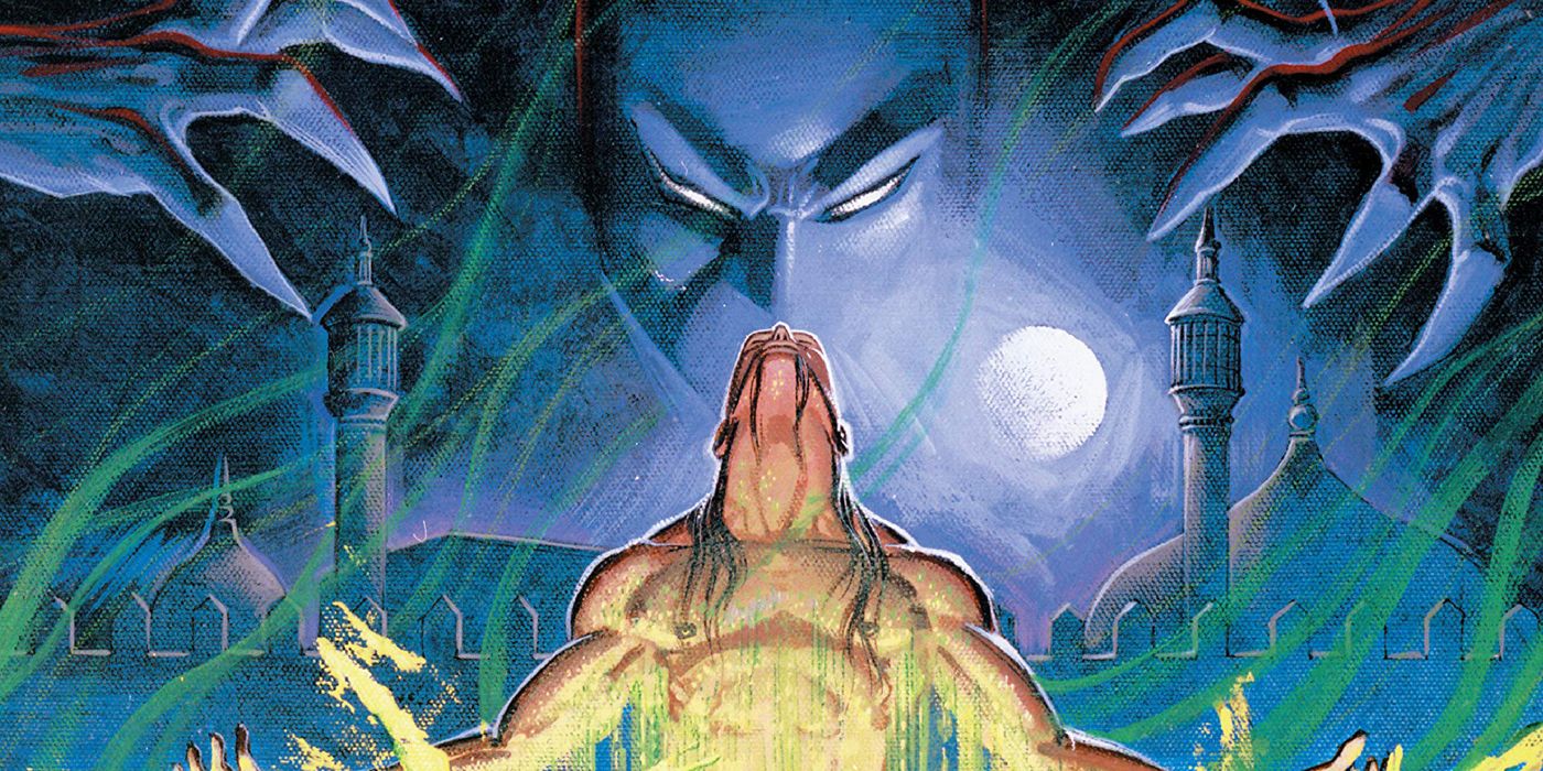 Ras al Ghul in the Lazarus Pit in DC comics.