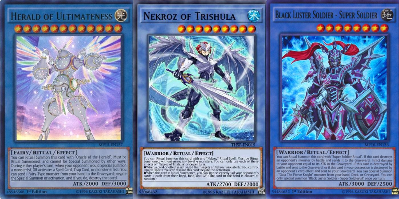 Ritual monsters in Yu-Gi-Oh cards