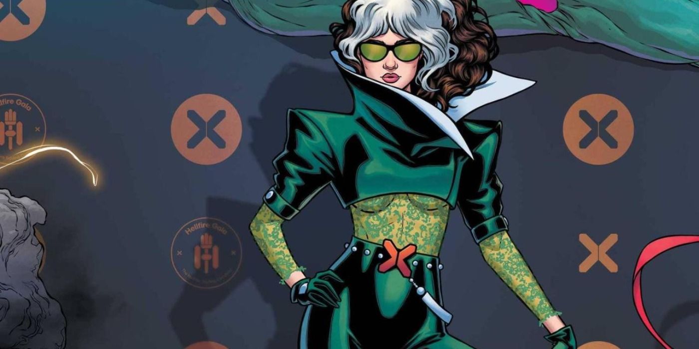 Rogue in her Hellfire Gala costume from Marvel Comics.