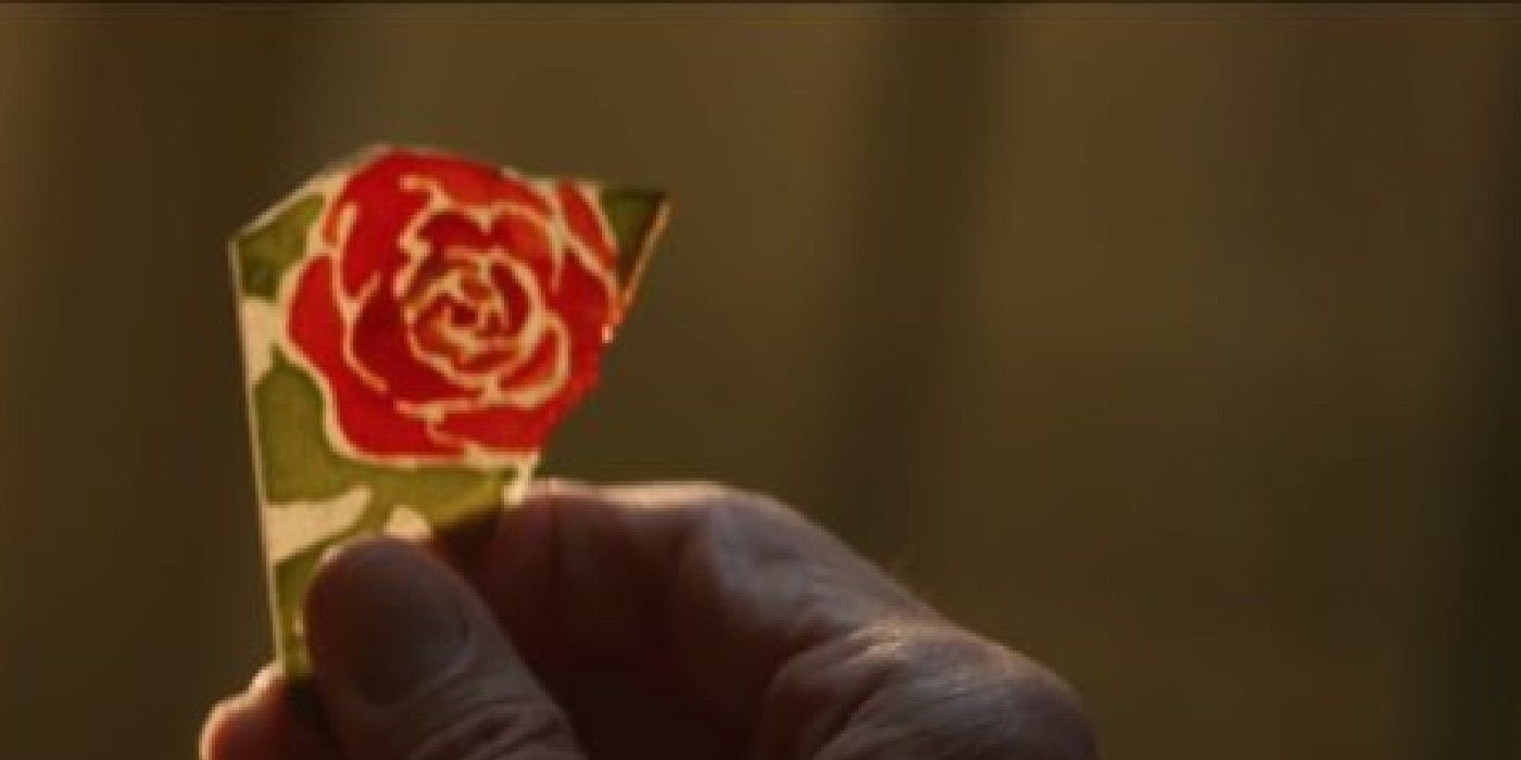 A Shard of Rose-Painted Glass from Star Trek: Picard