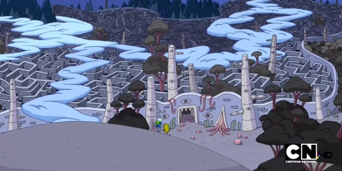 A maze in Adventure Time