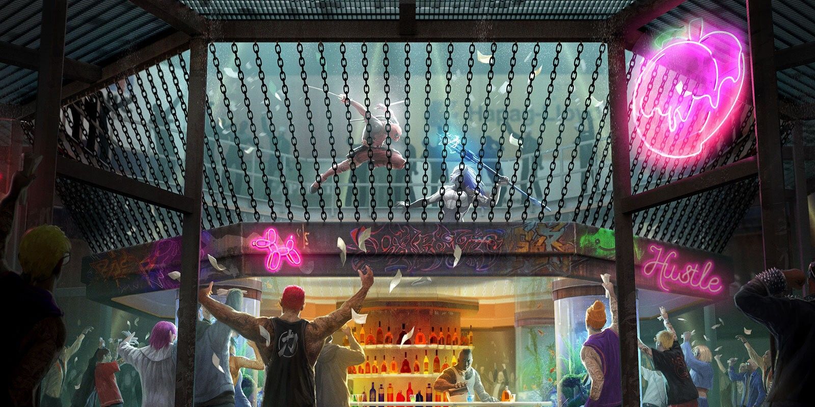 Shang-Chi Concept Art Deadpool Thanos Child Fight Cropped