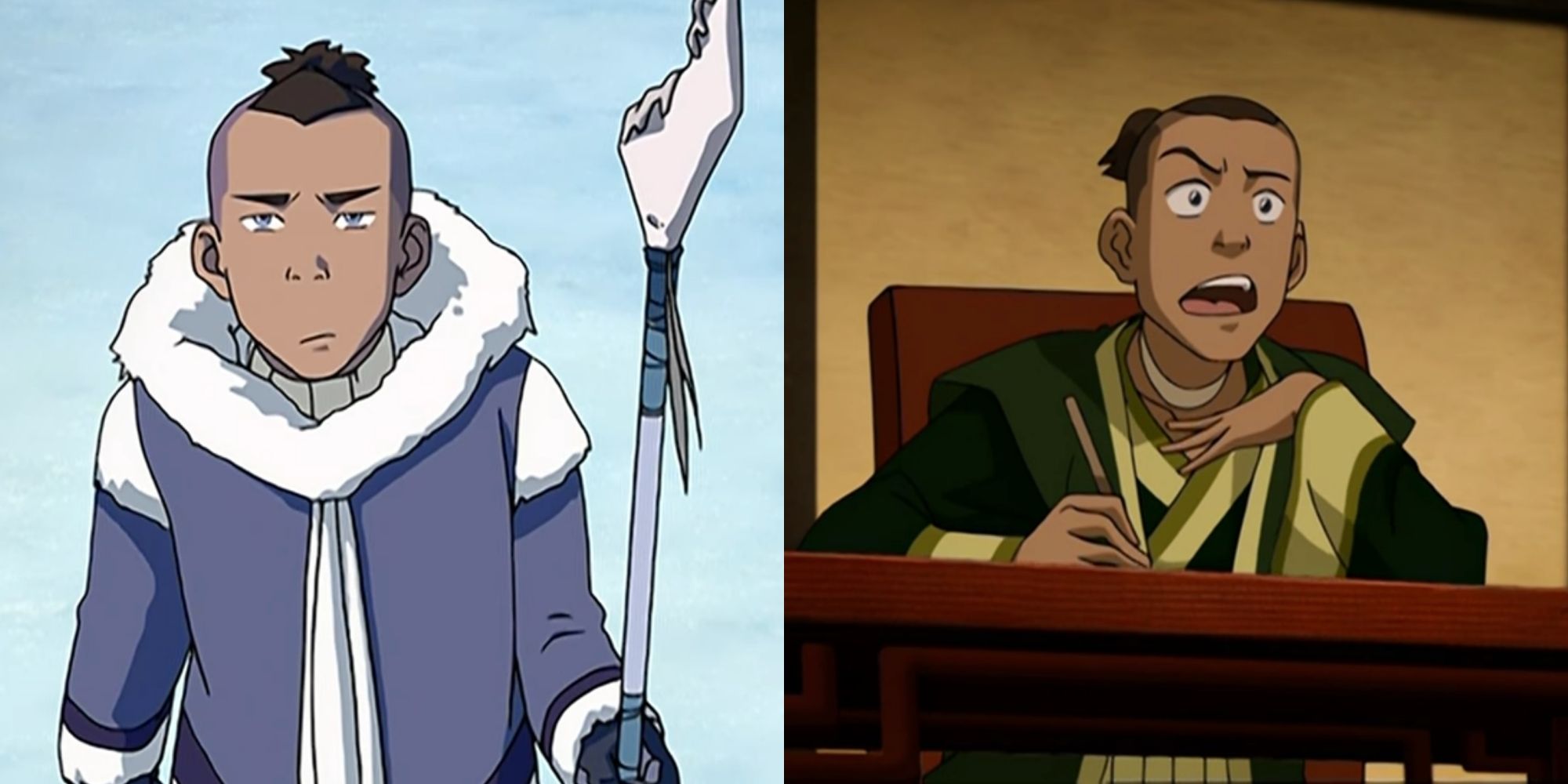 Sokka's first and last outfit in Avatar: The Last Airbender