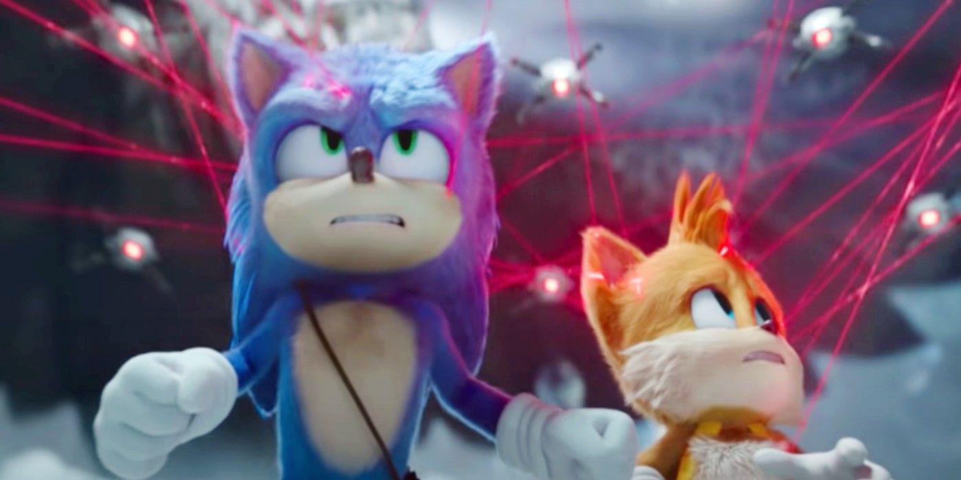 Sonic and Tails Under Lazers