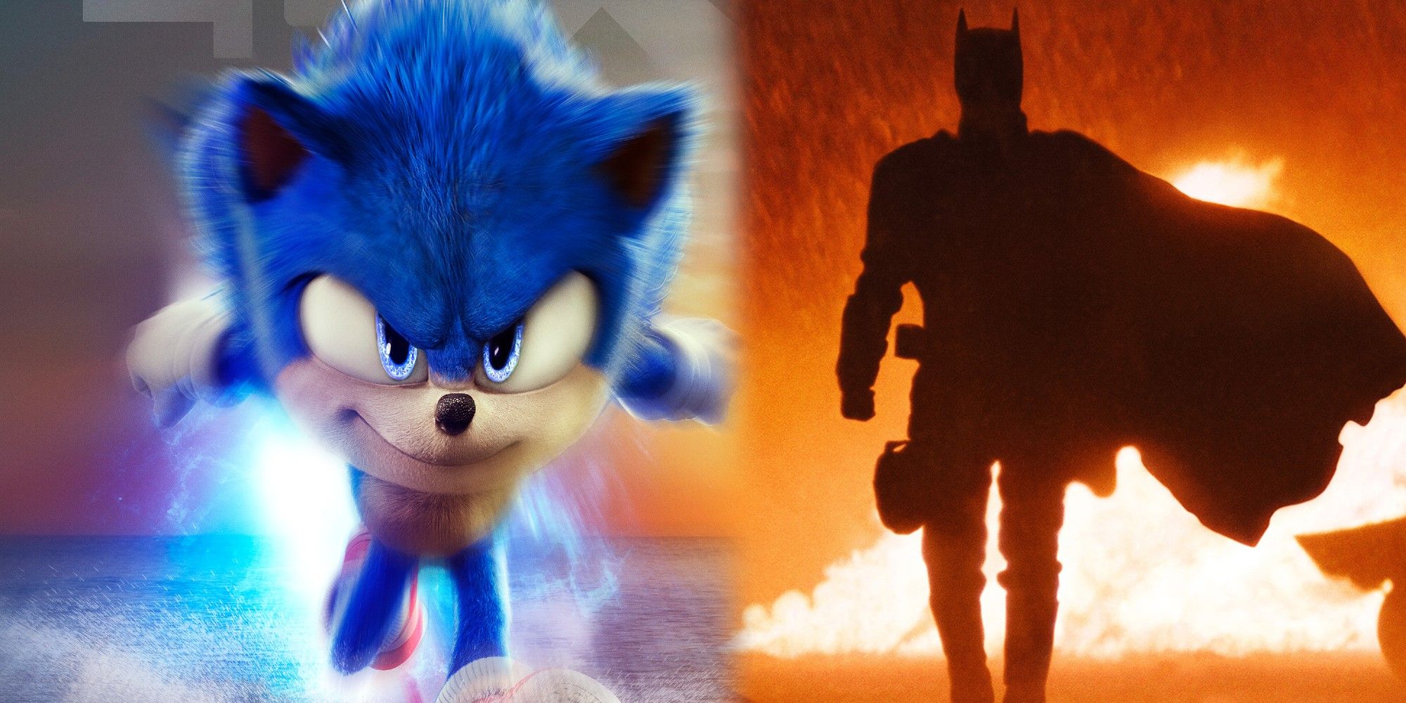 sonic the hedgehog as batman, promotional render