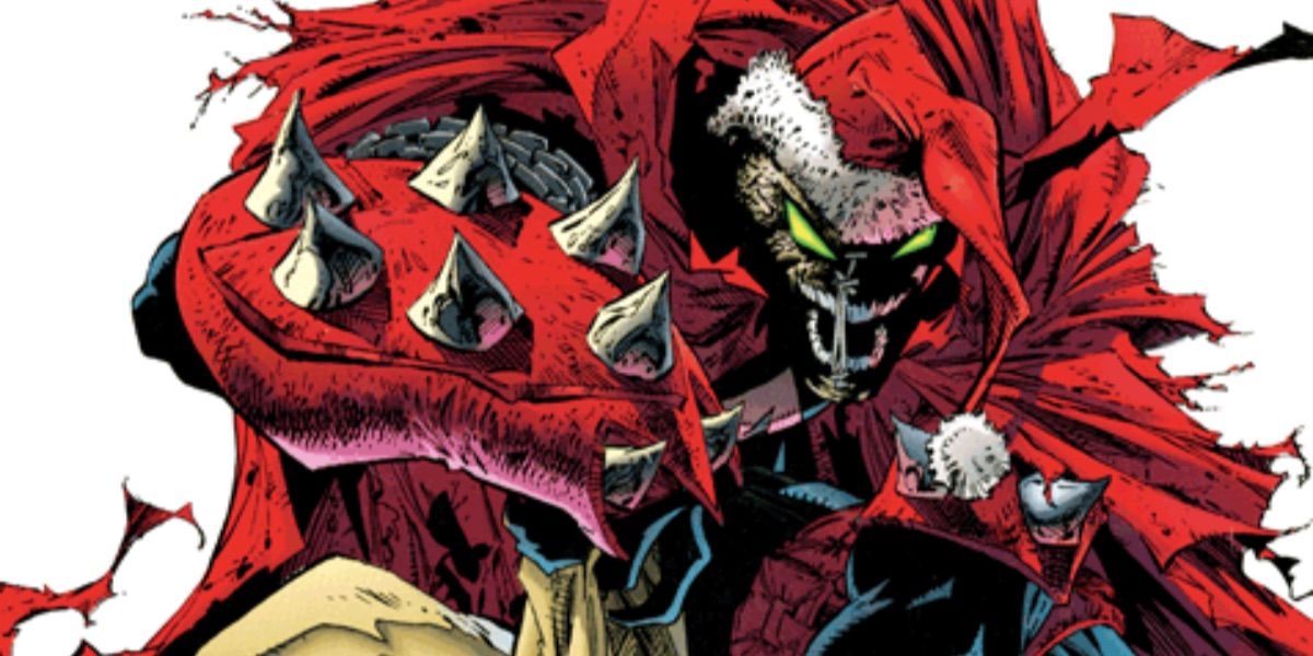 Spawn wears a Santa suit from Spawn #39