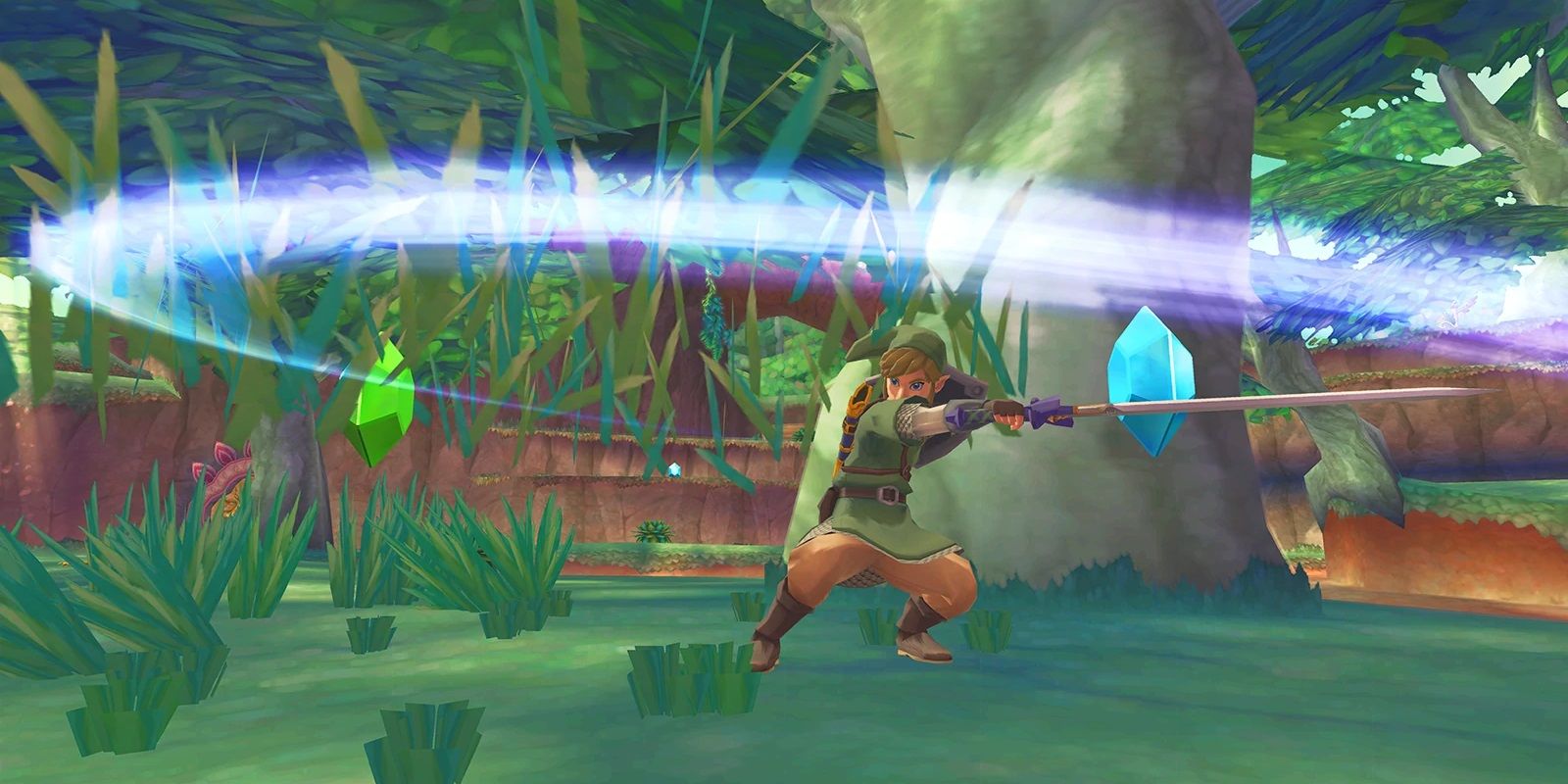 Link's spin attack in Legend of Zelda
