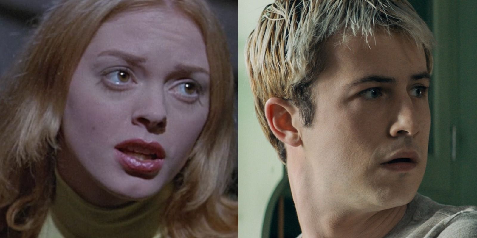 Split image featuring Tatum Riley on the left and Wes Hicks on the right in the Scream franchise