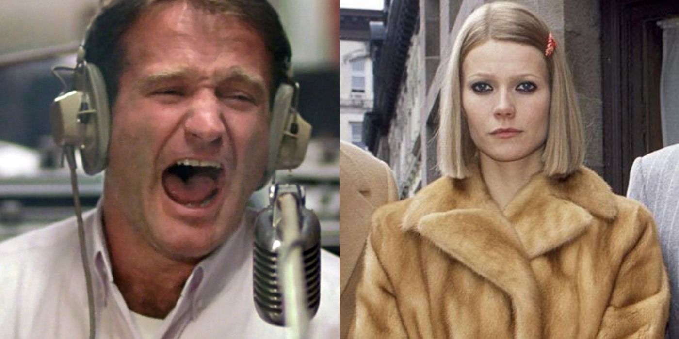Split image of Robin Williams in Good Morning Vietnam and Gwyneth Paltrow in The Royal Tenenbaums