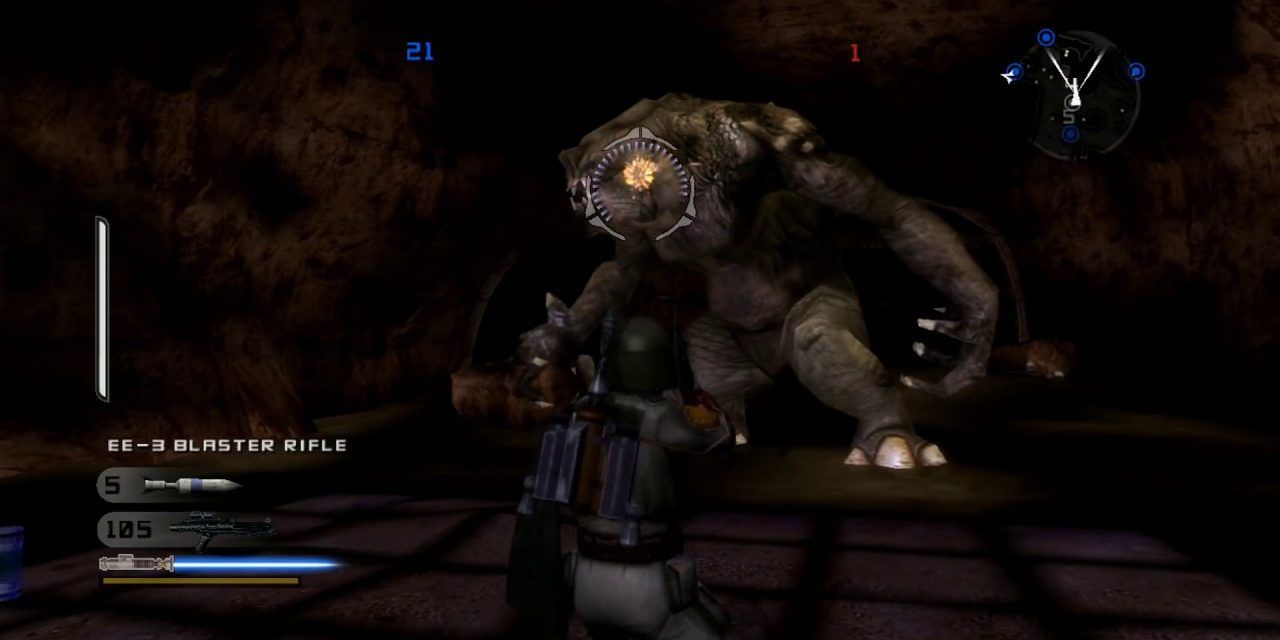 The rancor in Star Wars Battlefront 2