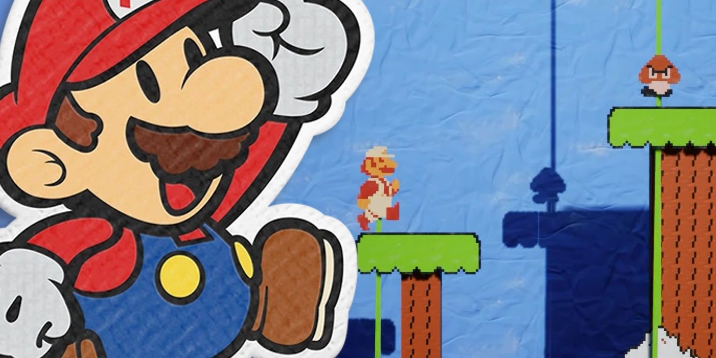 Super Mario Bros Papercraft Game