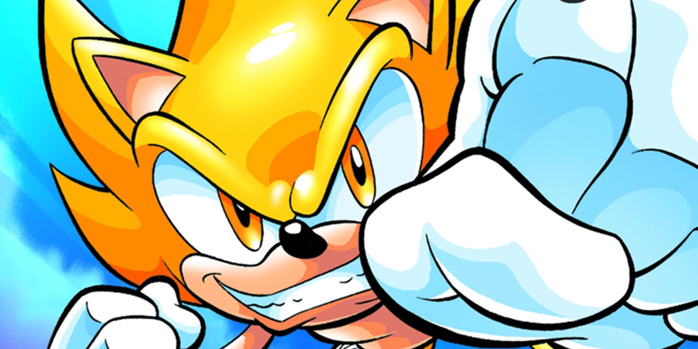 Super Sonic on the cover of Archie Comics' Sonic the Hedgehog issue #169.