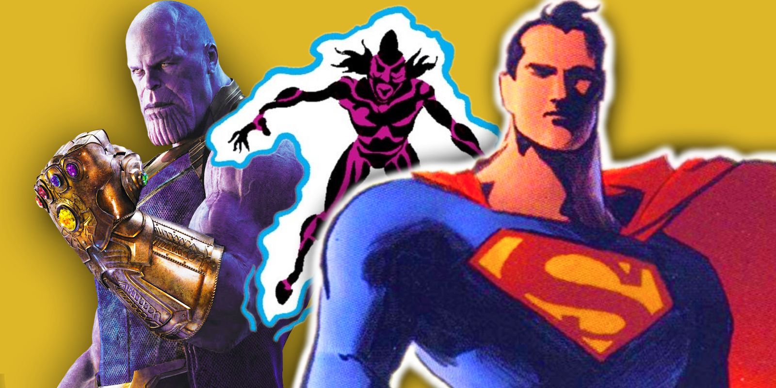 Superman Mxyzptlk Thanos Man of Tomorrow