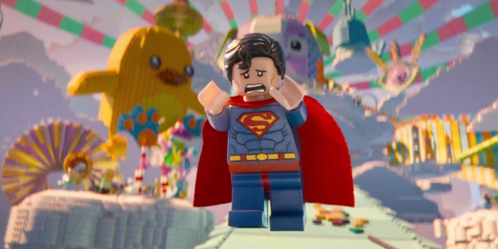 Superman crying in The LEGO Movie