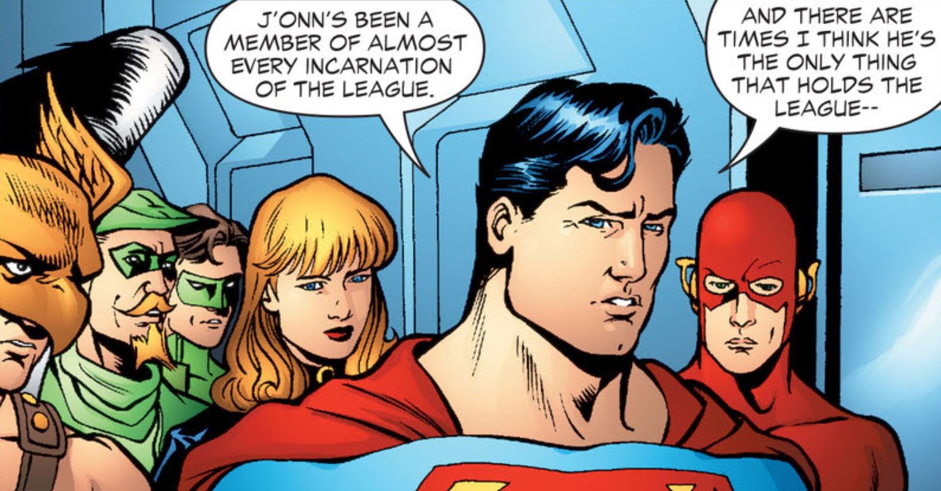 Superman on Martian Manhunter DC Comics