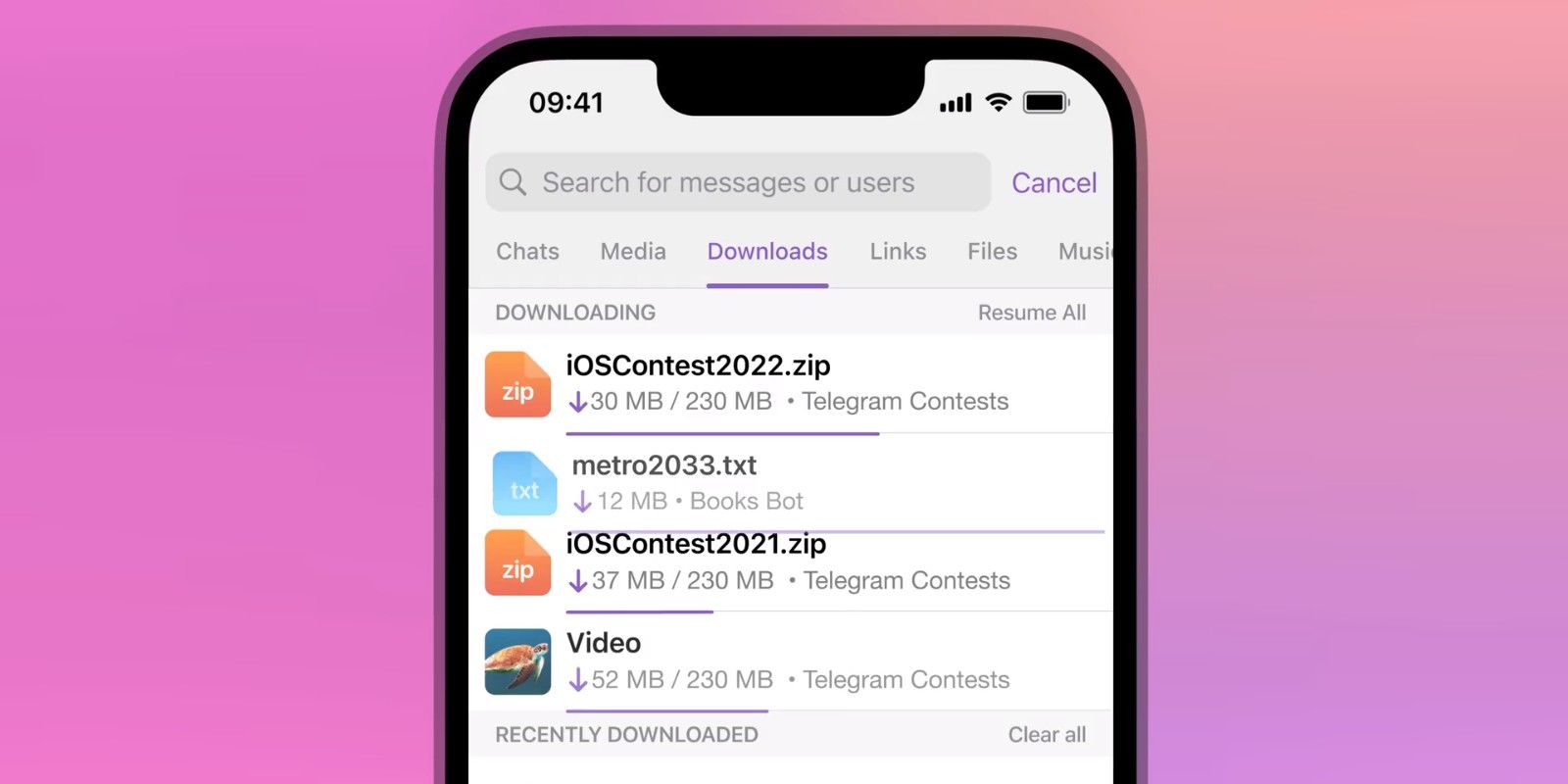 Telegram Update Eases Download Management & File Sharing