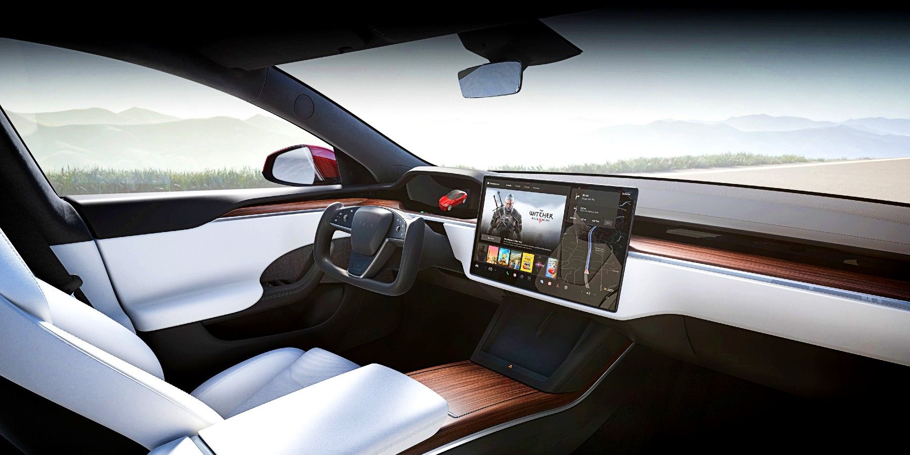 Tesla Model S Unique Interior 