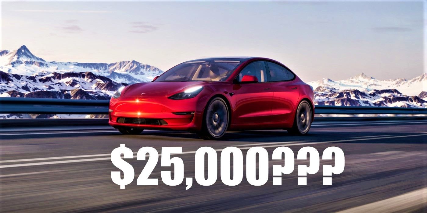 Tesla Model 3 over $25000