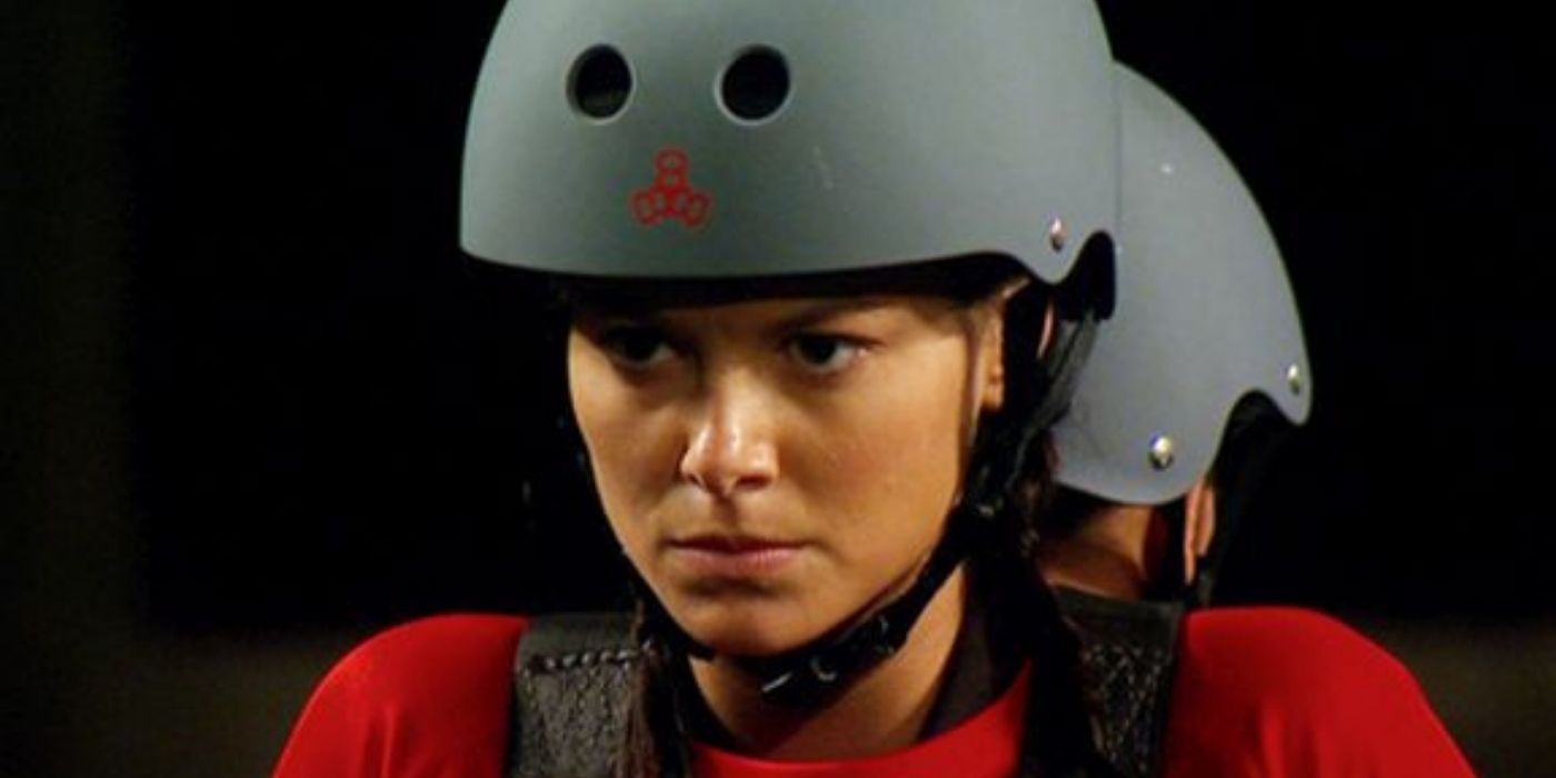 Tori Hall looking focused in The Challenge