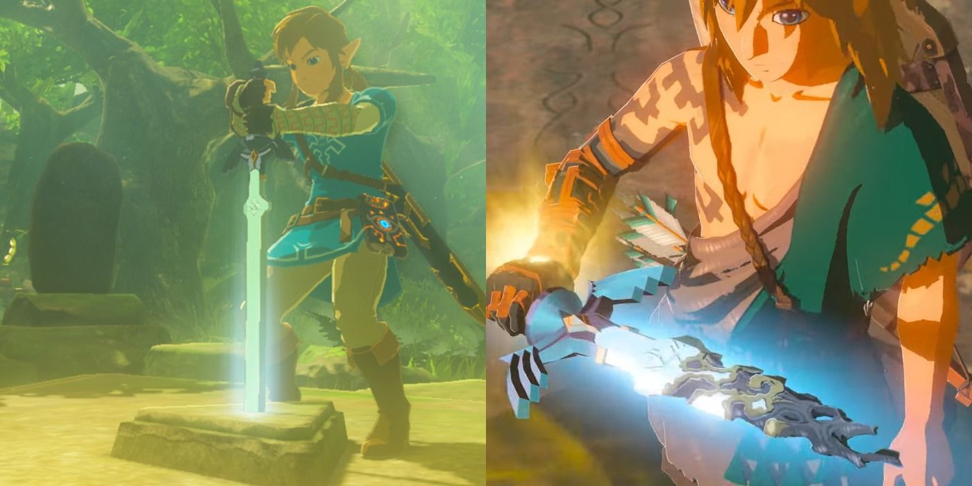 The Legend of Zelda Breath of the Wild 2 Master Sword Comparison Cover