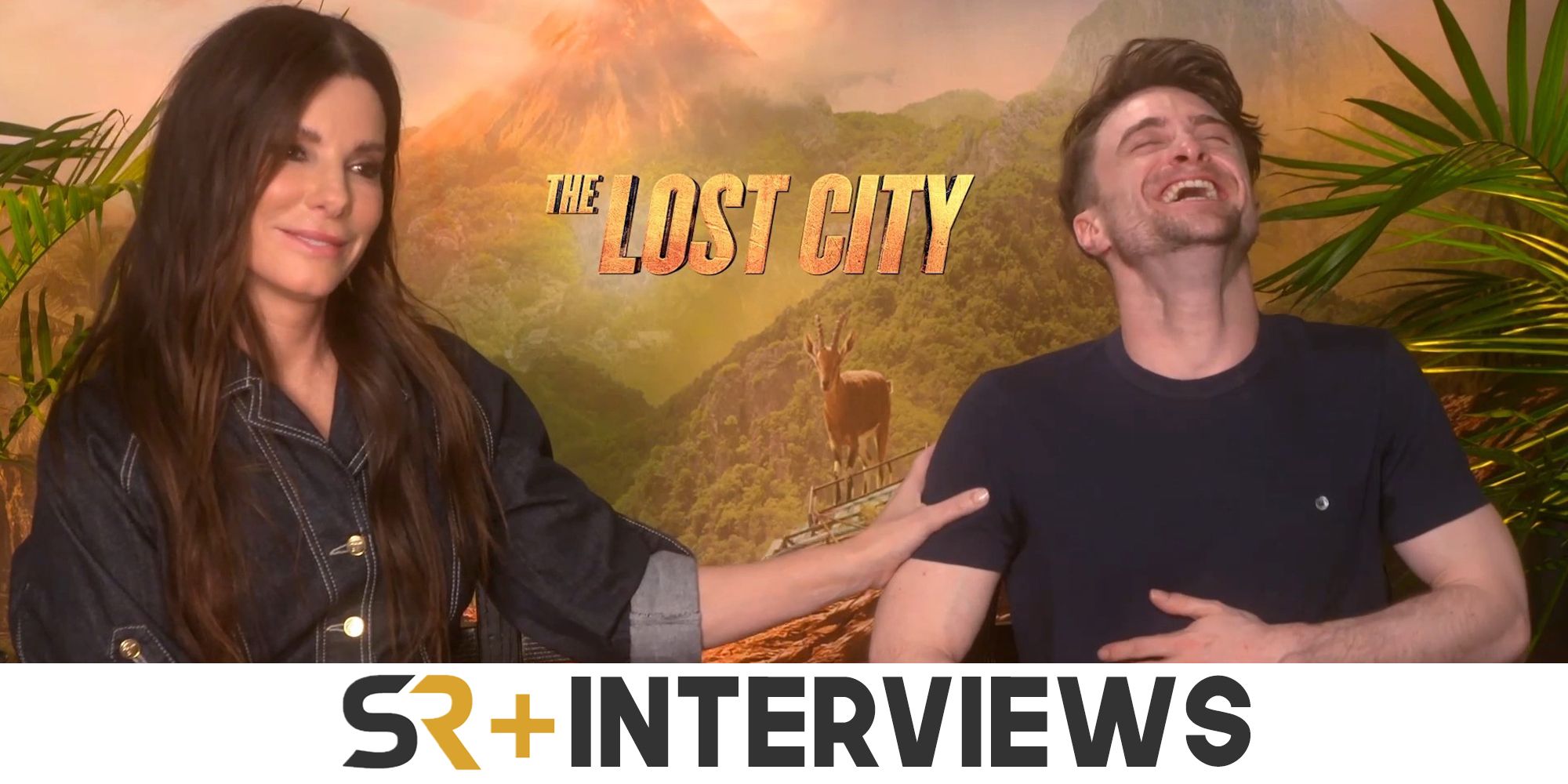 Movie Zone 😕😊😘 Daniel Radcliffe & Sandra Bullock Interview: The Lost City