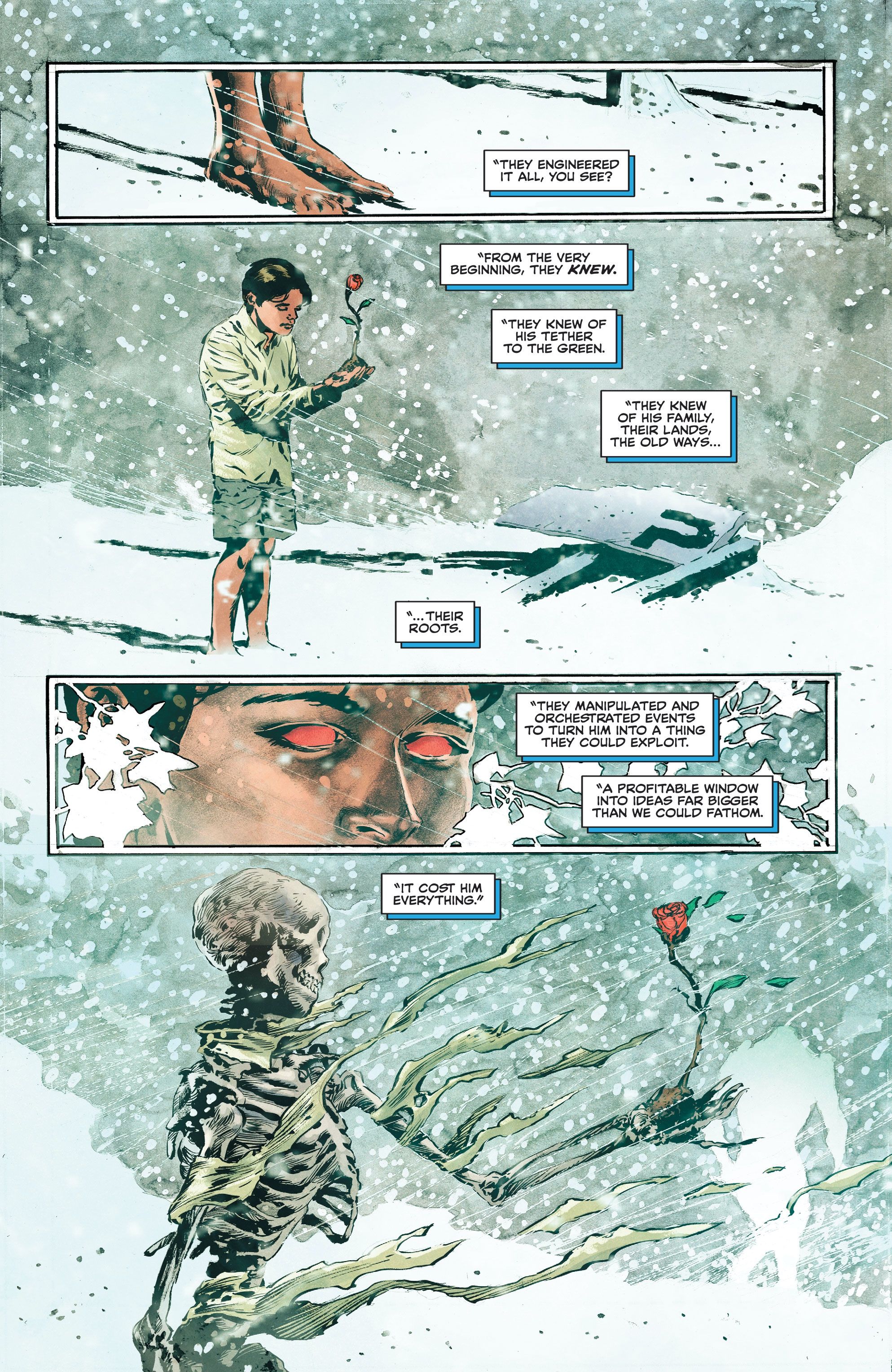 Levi Kamen, Swamp Thing, as a child
