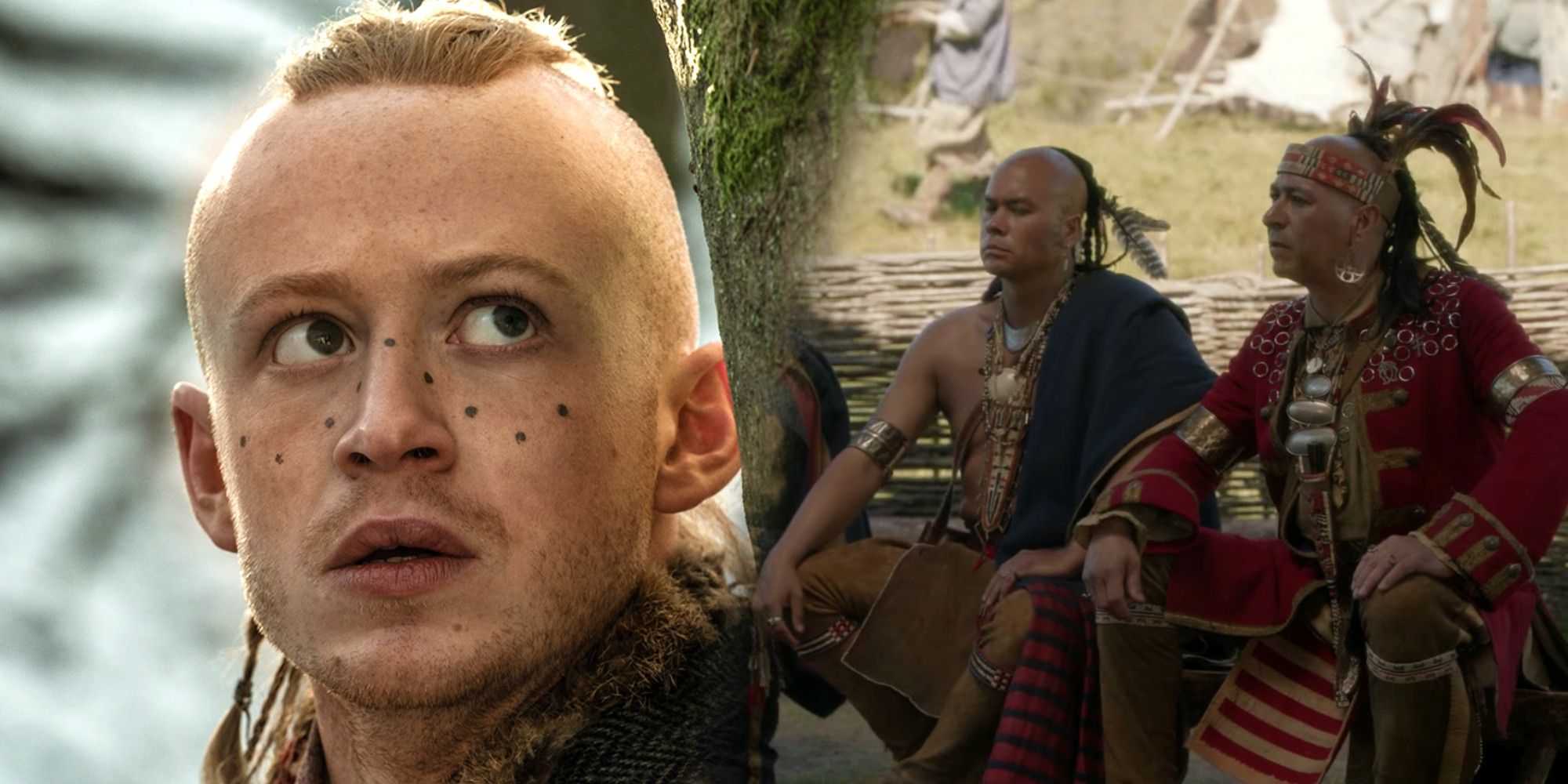 What side the Cherokee fight on in the Revolutionary War in Outlander?