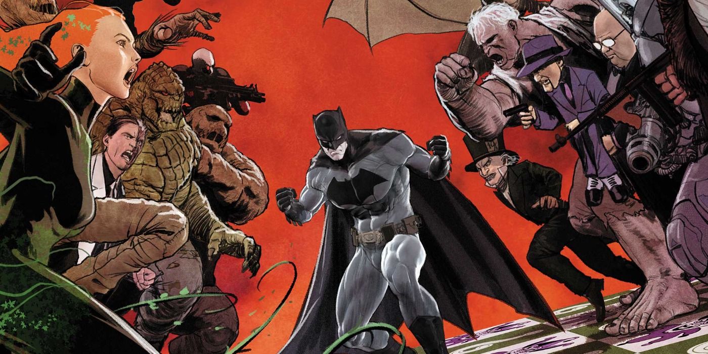 Batman stuck in the middle of Joker and Riddler's gang war in DC comics