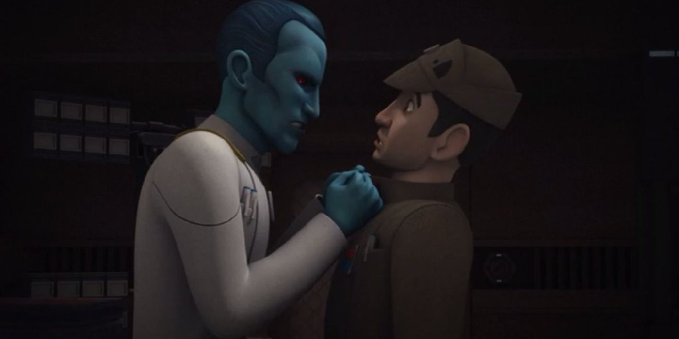 Thrawn has an outburst at Captain Slavin in Star Wars Rebels
