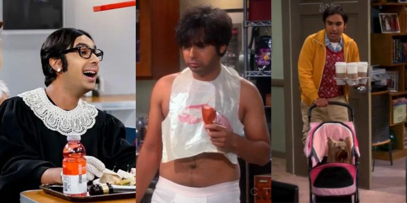 The Big Bang Theory 10 Times Raj Wasnt Afraid To Be Himself