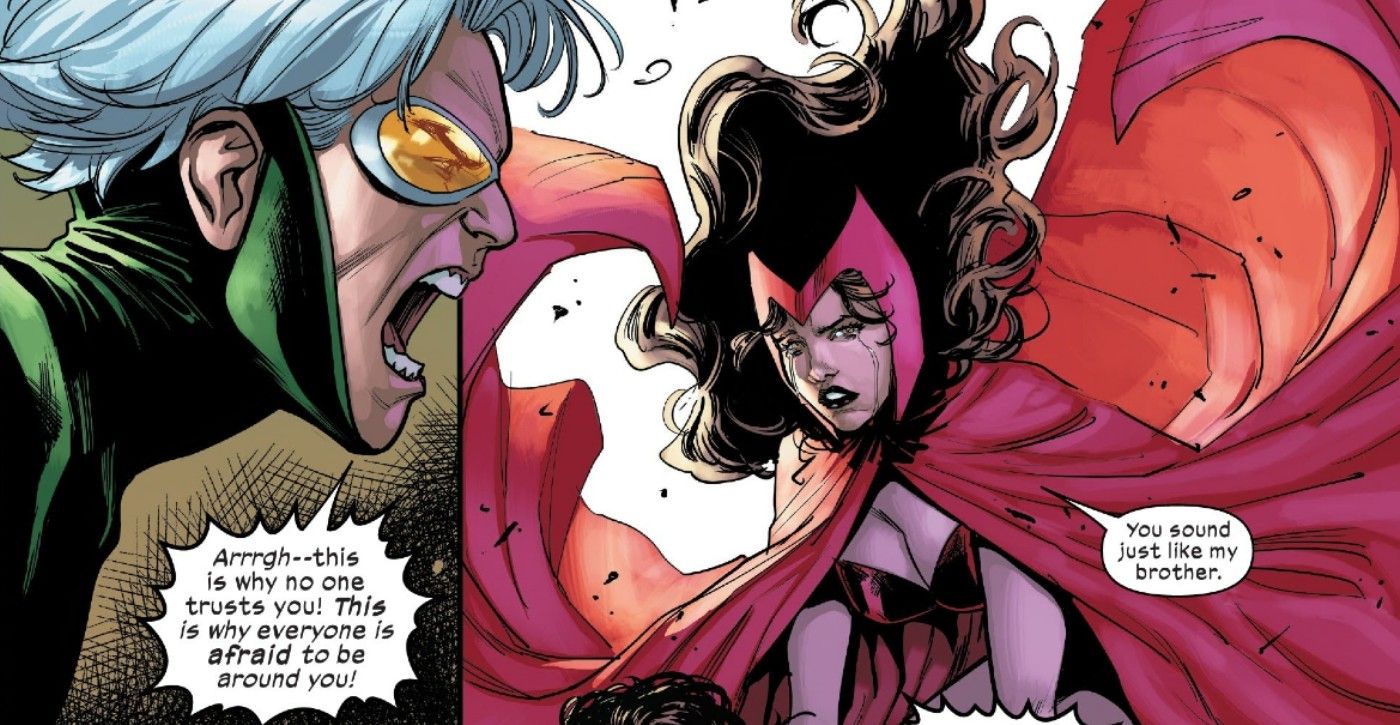 Trial of Magneto #4 Wanda Scarlet Witch and Tommy Speed