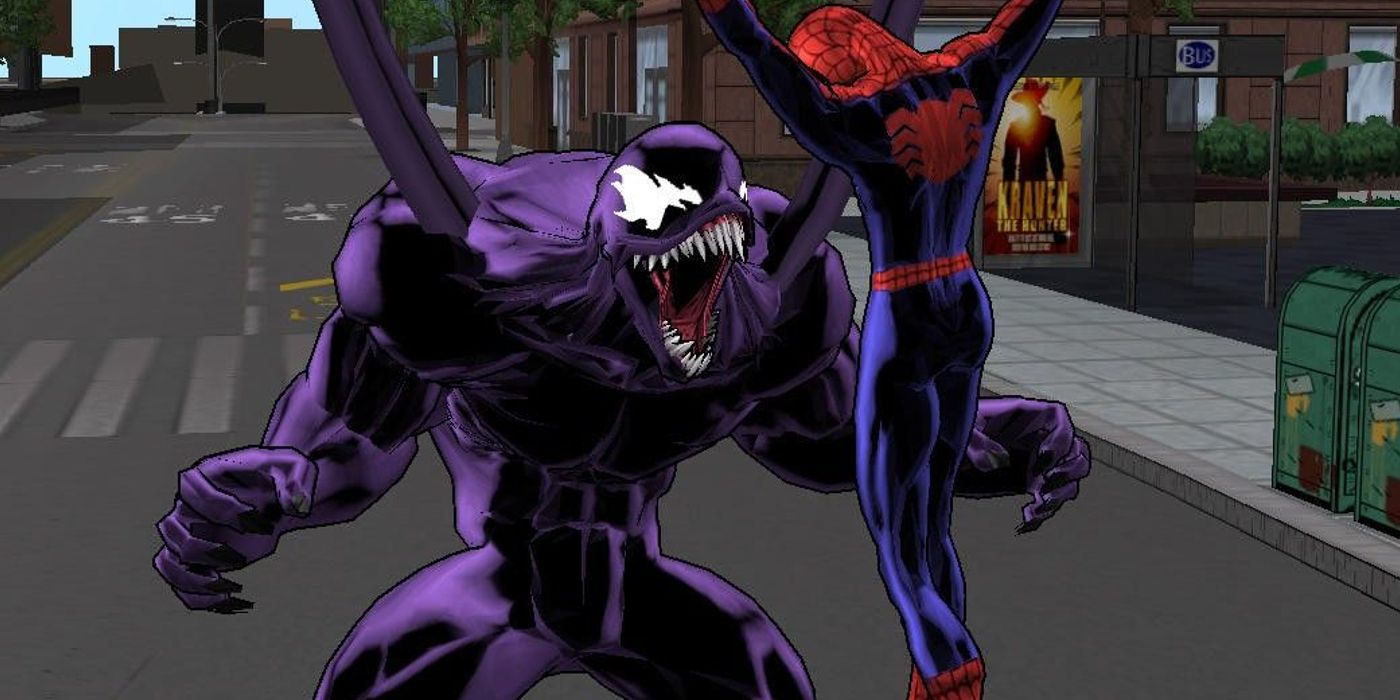 Ultimate Spiderman Game Featured A Messed Up Healing Mechanic Where Venom Ate Civilians To Heal